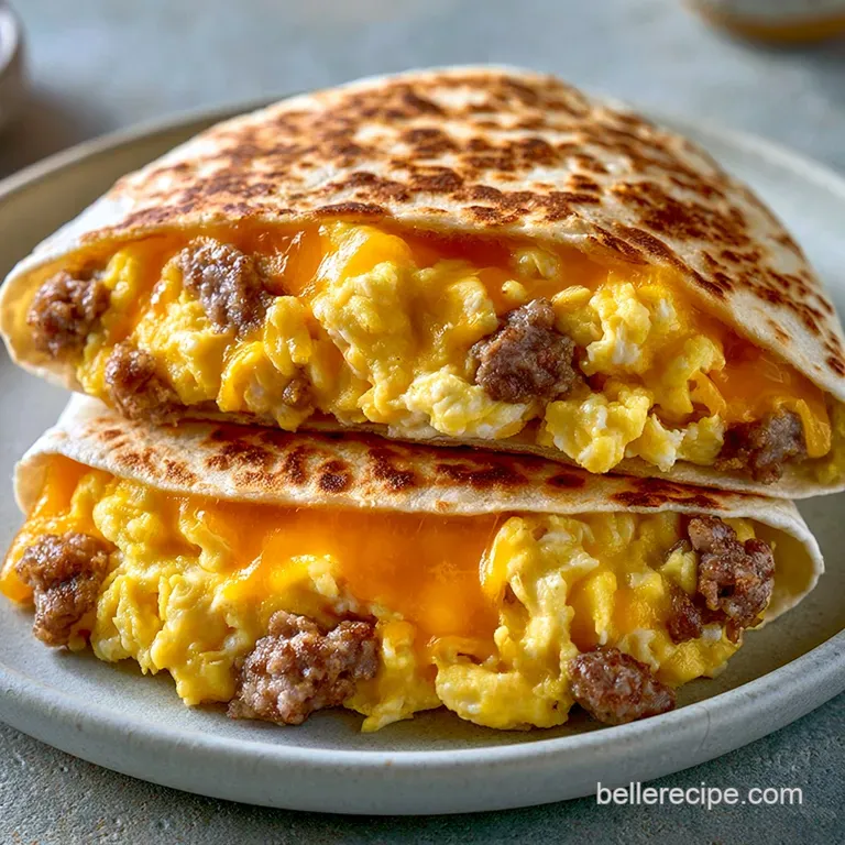 Easy Breakfast Tacos: Velvety Eggs and Cheese