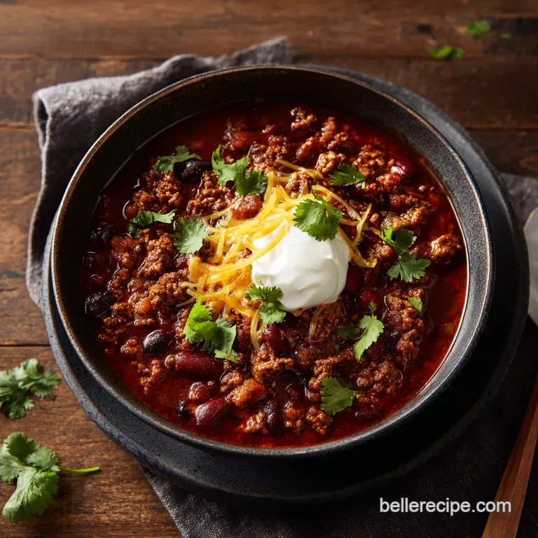 Easy Chili Recipe: Hearty and Thick