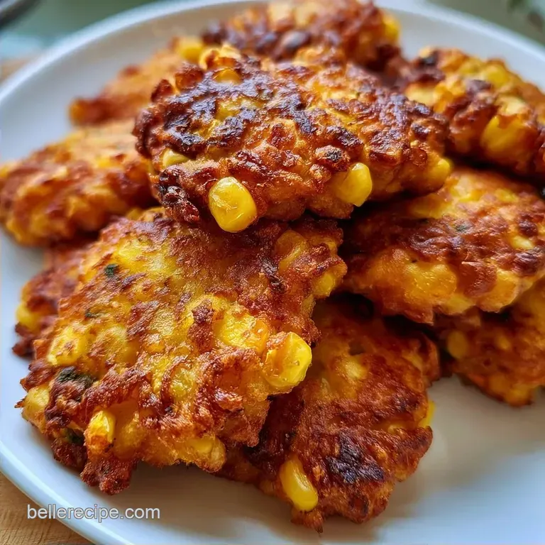 Easy Corn Fritters Recipe with Cornmeal