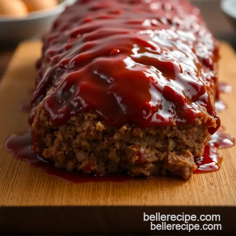 Easy Meatloaf Glaze Recipe presentation