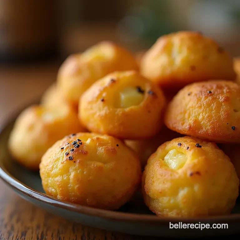 Chewy Golden Perfection Authentic Brazilian Pão de Queijo presentation