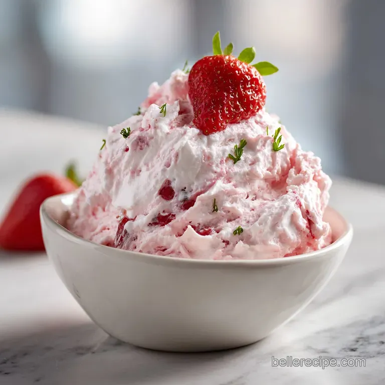Strawberry Fluff Salad: Creamy and Light