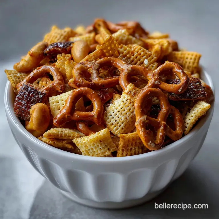 The Ultimate White Trash Recipe: Sweet Salty Mix presentation