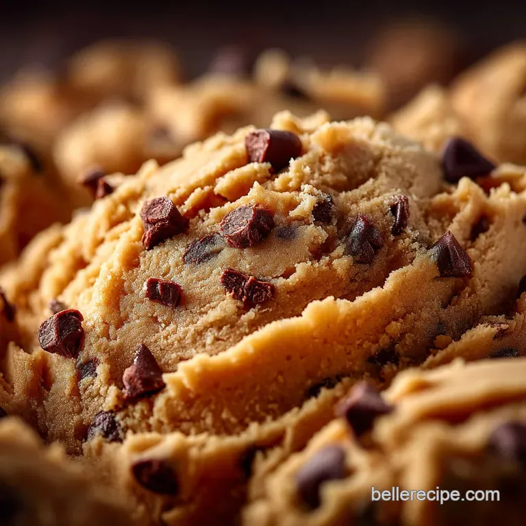 The Ultimate Edible Cookie Dough No Eggs No Bake presentation