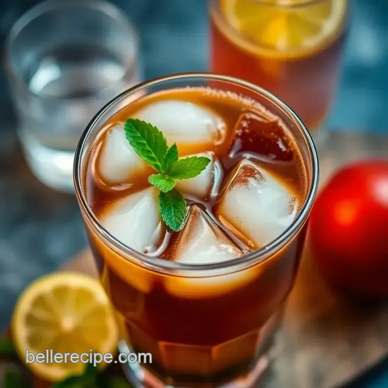 Effervescent Espresso Tonic Delight presentation