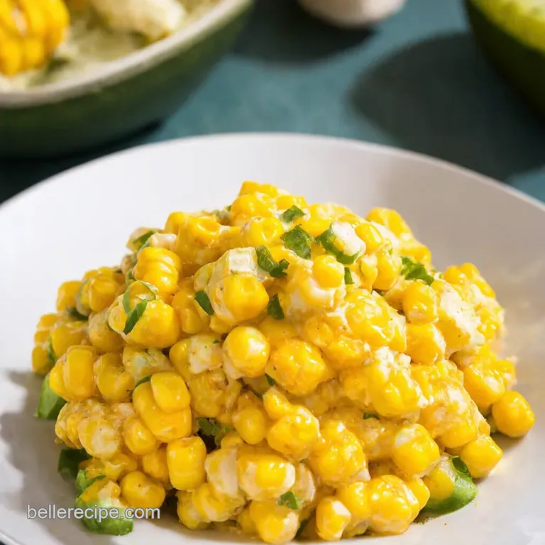 Elote Off the Cob Mexican Street Corn Salad