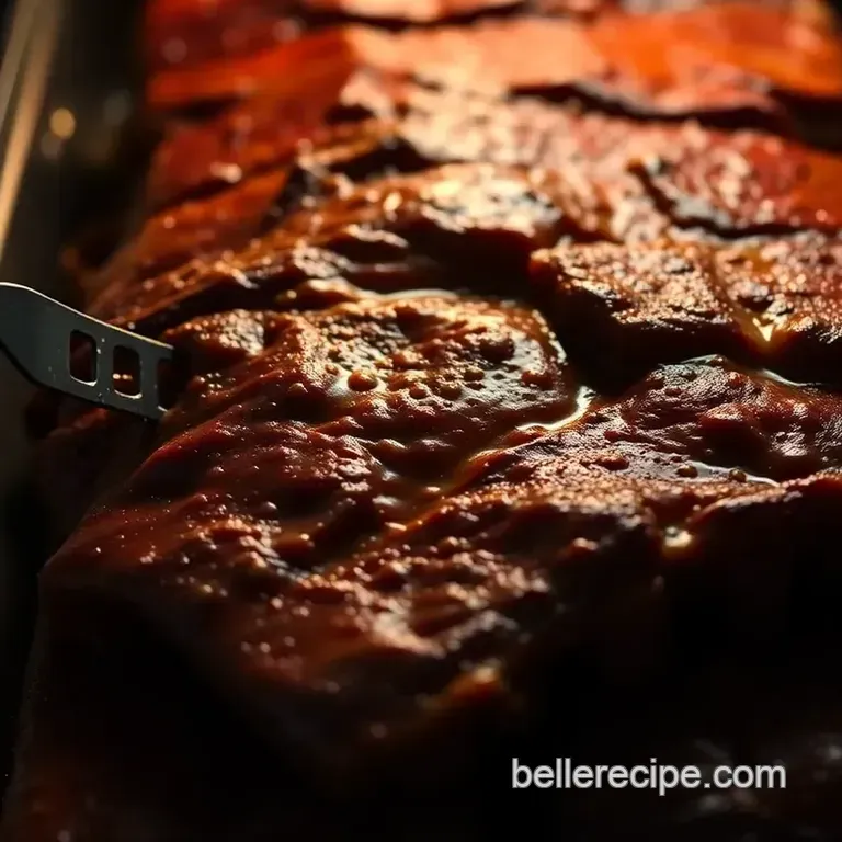 Fall-Off-The-Bone Oven-Baked Ribs presentation