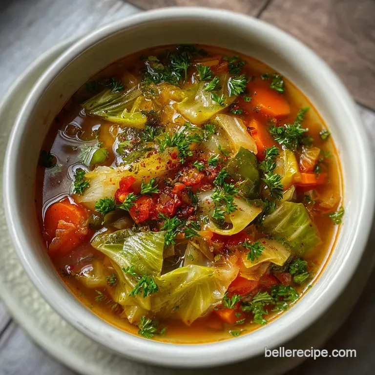 Fat Burning Cabbage Diet Soup Recipe