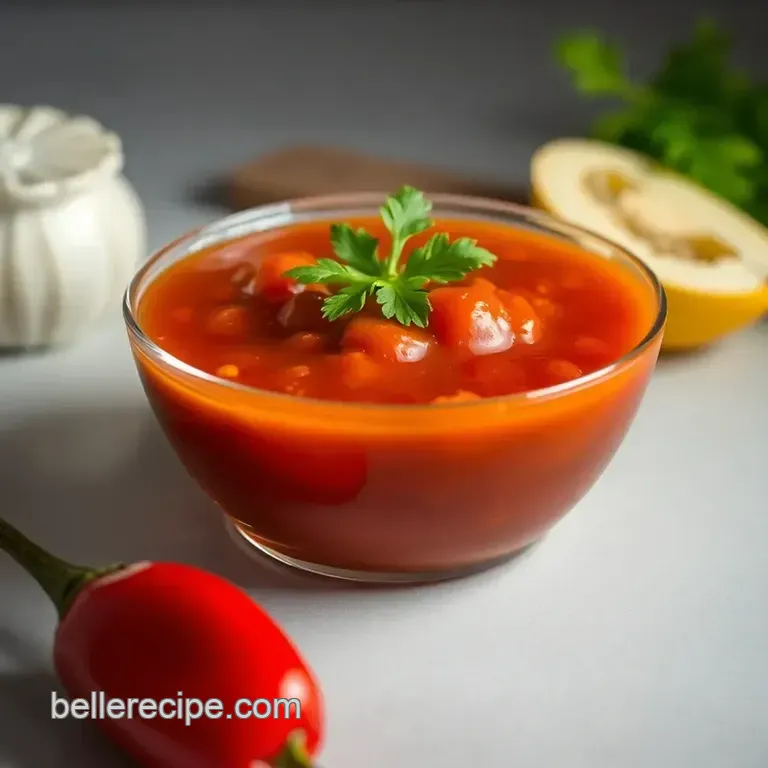 Fiery & Fierce: Homemade Sriracha Sauce presentation