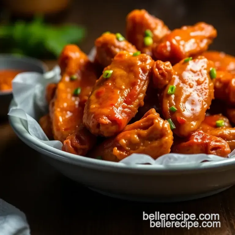 Firecracker Korean-Inspired Chicken Wings presentation