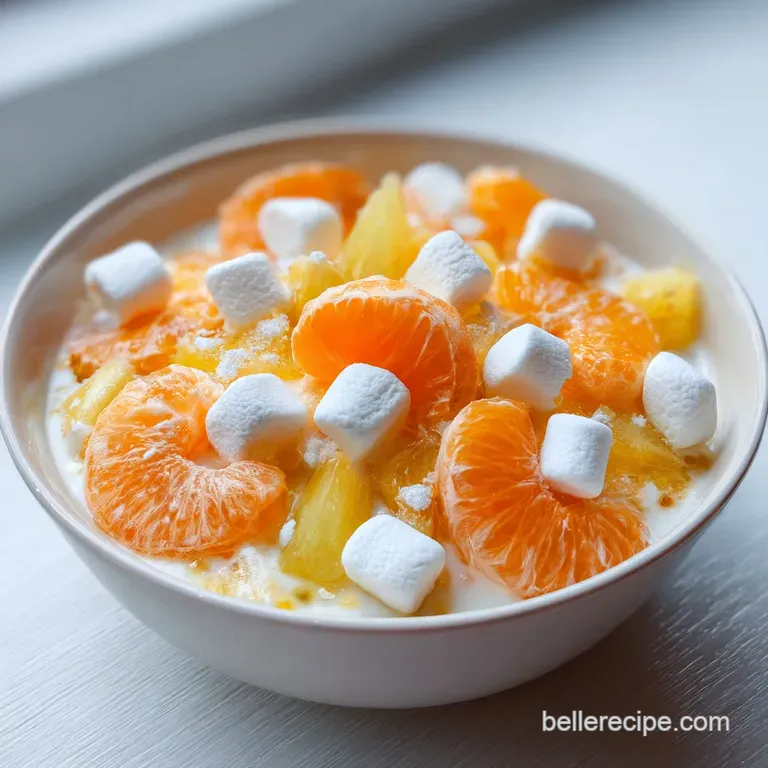 Five Cup Fruit Salad: Creamy and Nostalgic