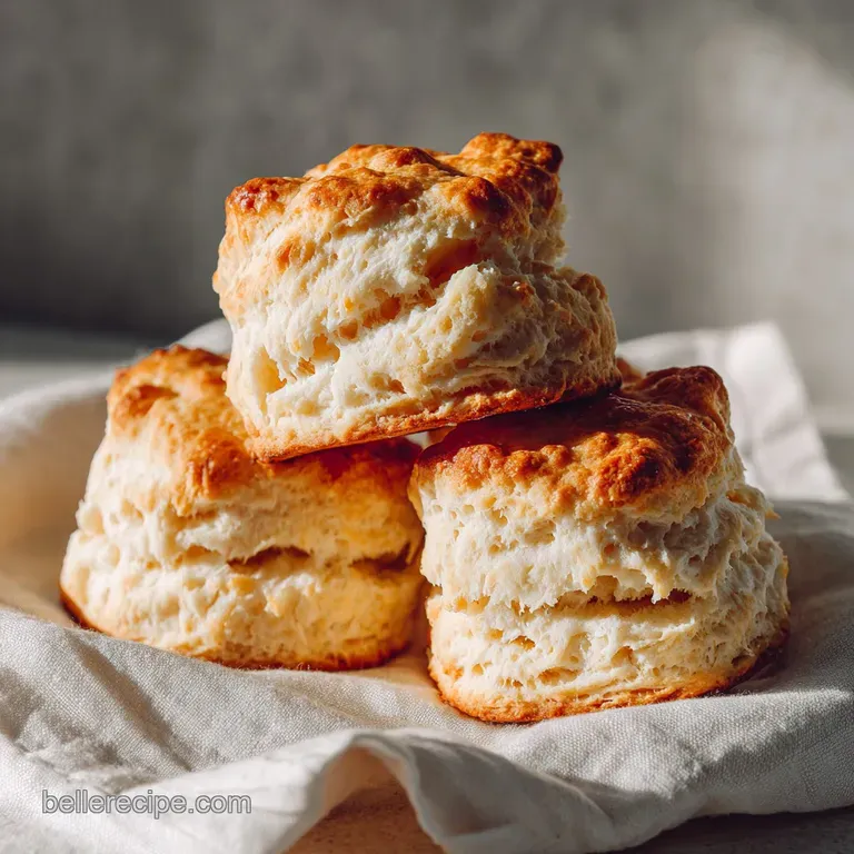 A warm buttermilk biscuit split open, revealing a steamy, soft interior, slathered with melting butter.