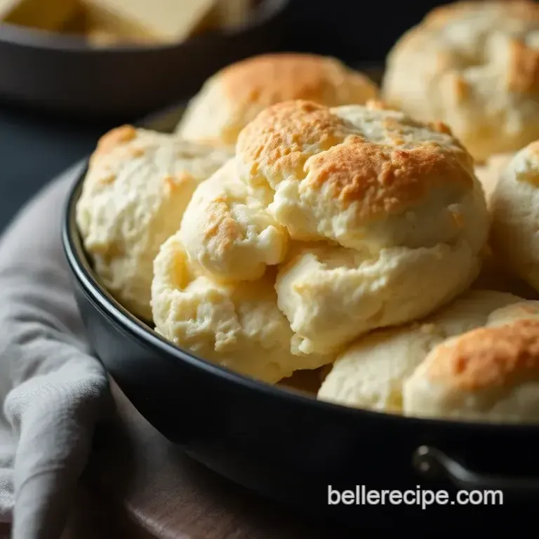 Fluffy Buttery Southern Drop Biscuits – No Rolling Needed! presentation