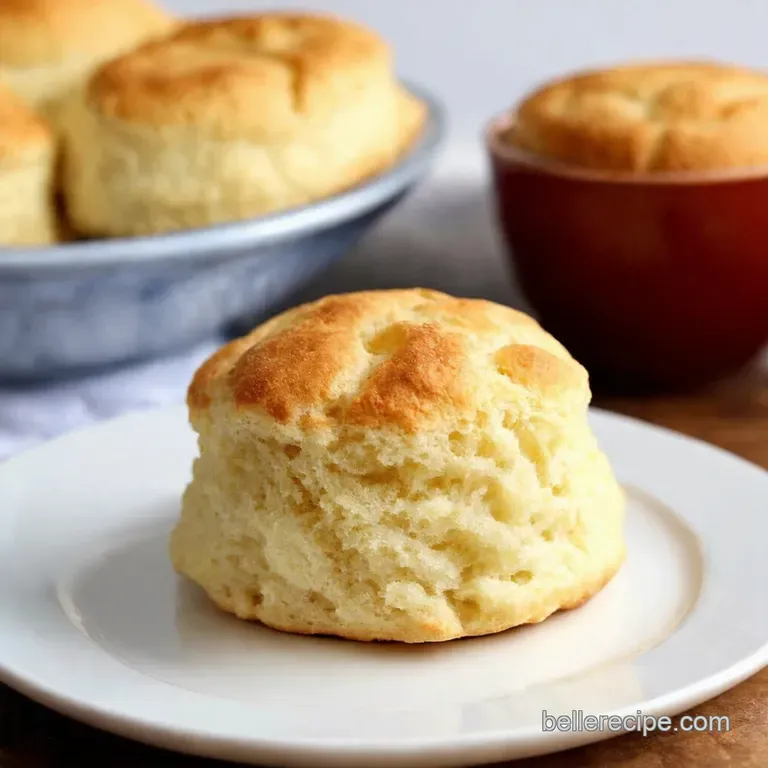 Fluffy Foolproof the Easiest Biscuit Recipe Ever presentation