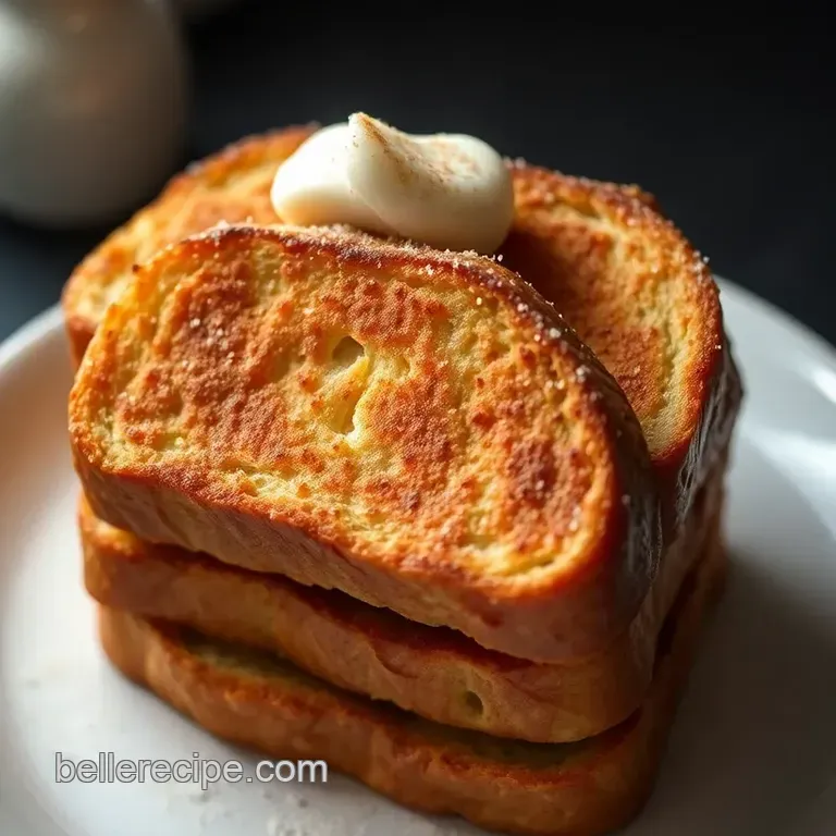 Fluffy French Toast presentation