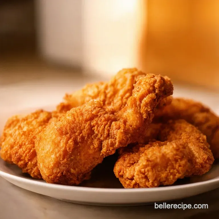 Foolproof Fried Chicken presentation