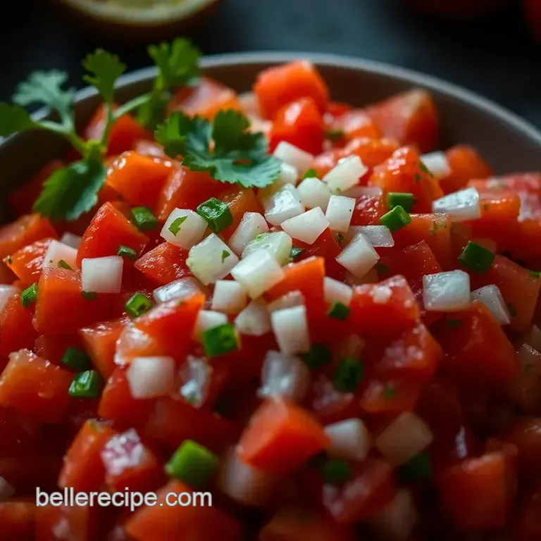 Fresh &amp Zesty Pico de Gallo: The Ultimate Salsa Fresca presentation