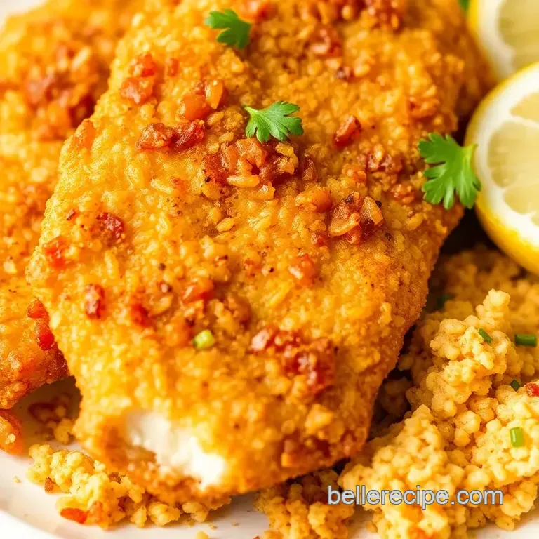 Spicy Crispy Fried Fish with Delicious Seasoning Blend presentation