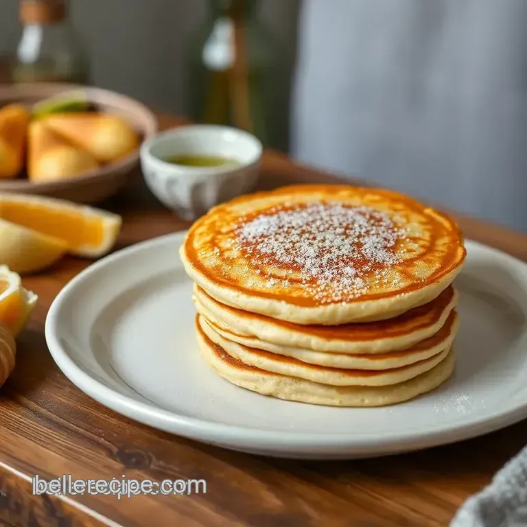 Delicious Fluffy Classic Pancakes in 20 Minutes presentation