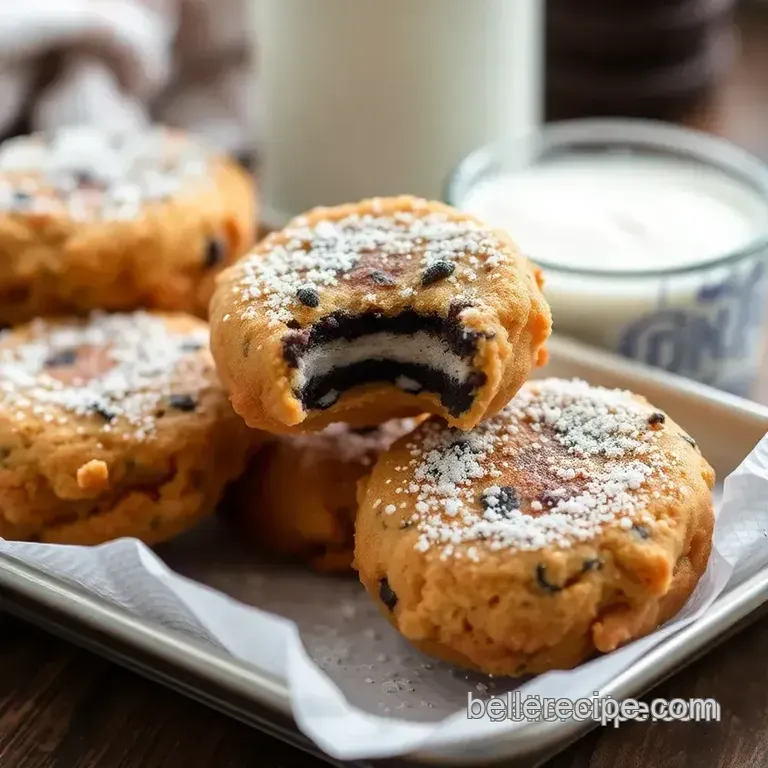 Deliciously Sweet Deep-Fried Oreos presentation