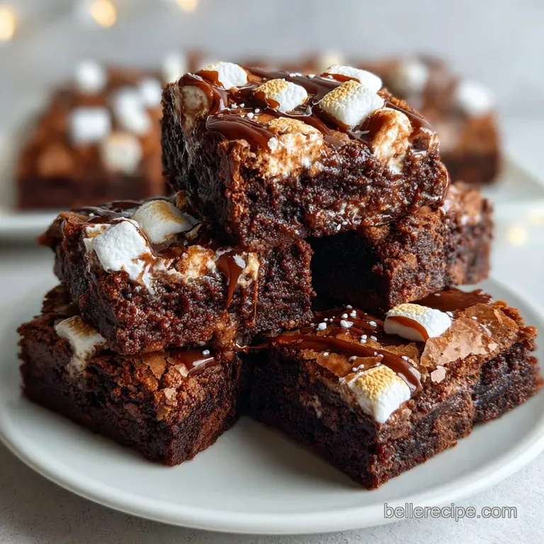 Fudgy Super Bowl Brownies with Crackly Top