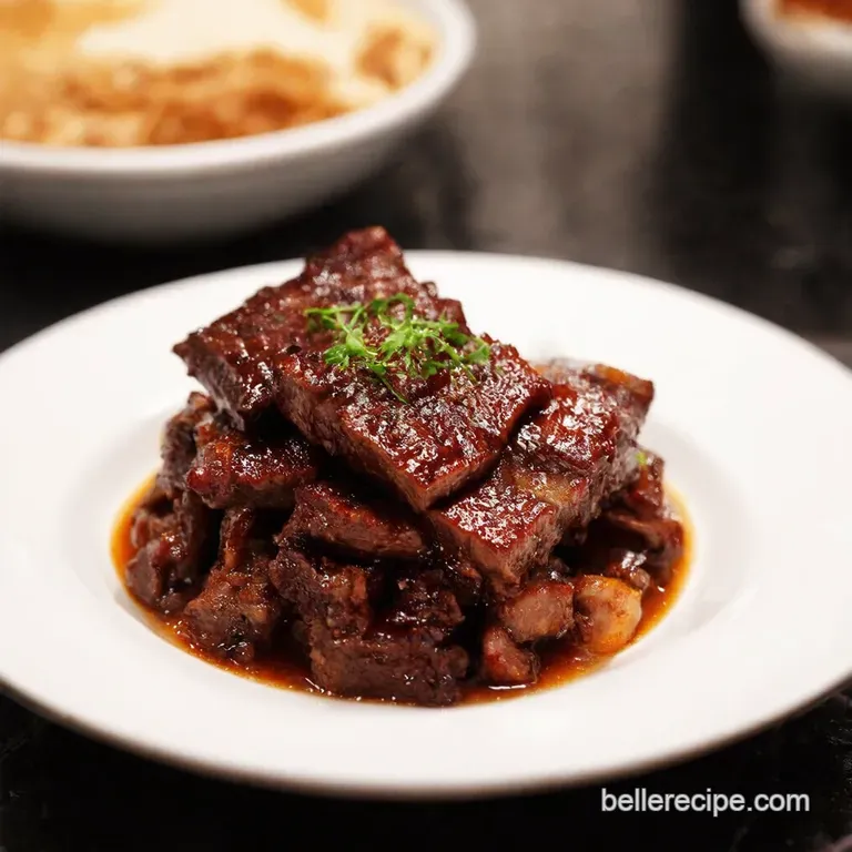 Galbi Jjim: Braised Korean Short Ribs That' ll Knock Your Socks Off presentation