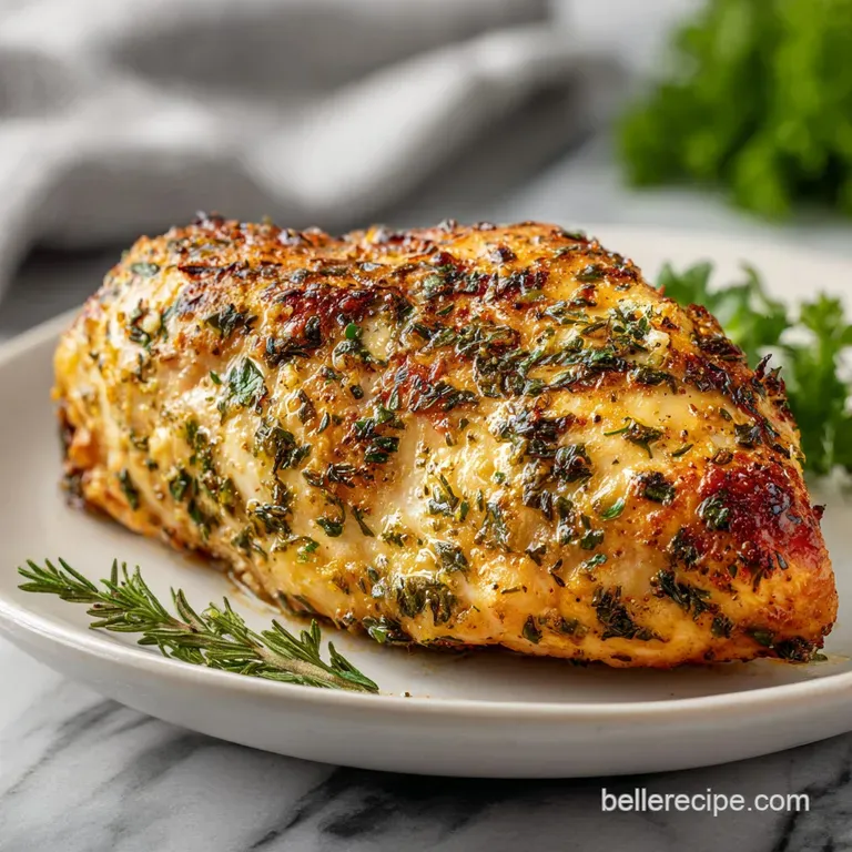Baked Chicken Breast Recipe with Garlic