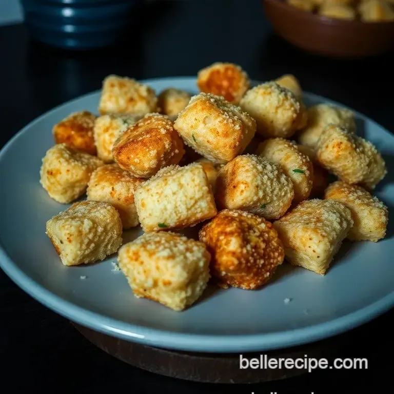Garlic Parmesan Chicken Bites presentation