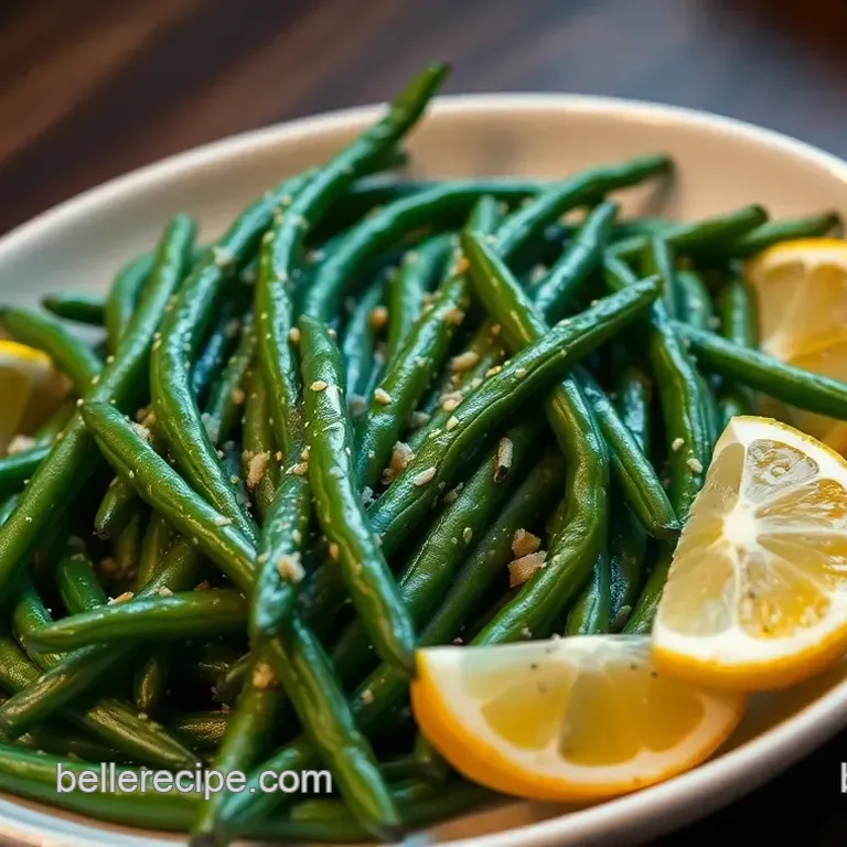 Garlic-Zested Trimmed Green Beans