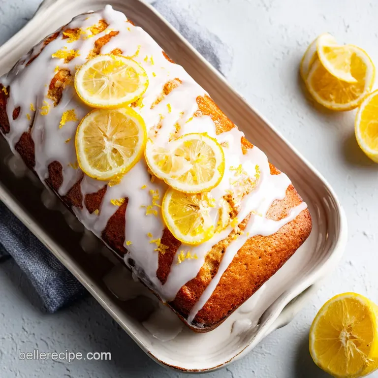 Glazed Lemon Loaf: Tender and Bright