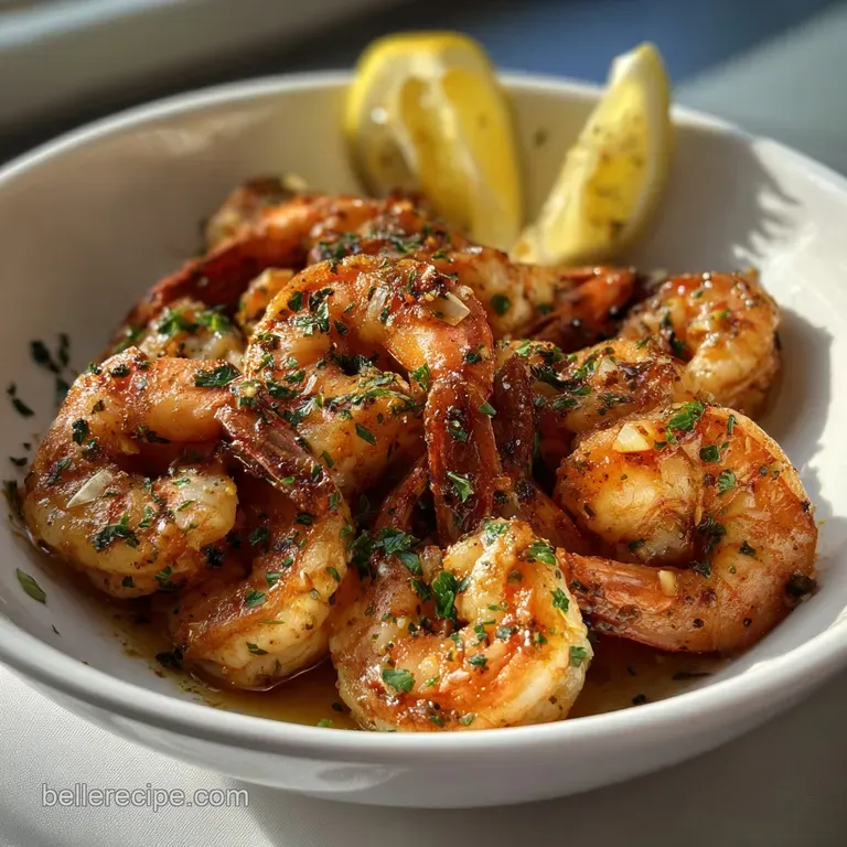 Gluten Free Shrimp Recipe with Garlic and Lemon