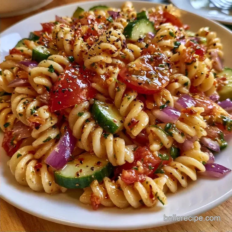 Gluten Free Pasta Salad with Cherry Tomatoes
