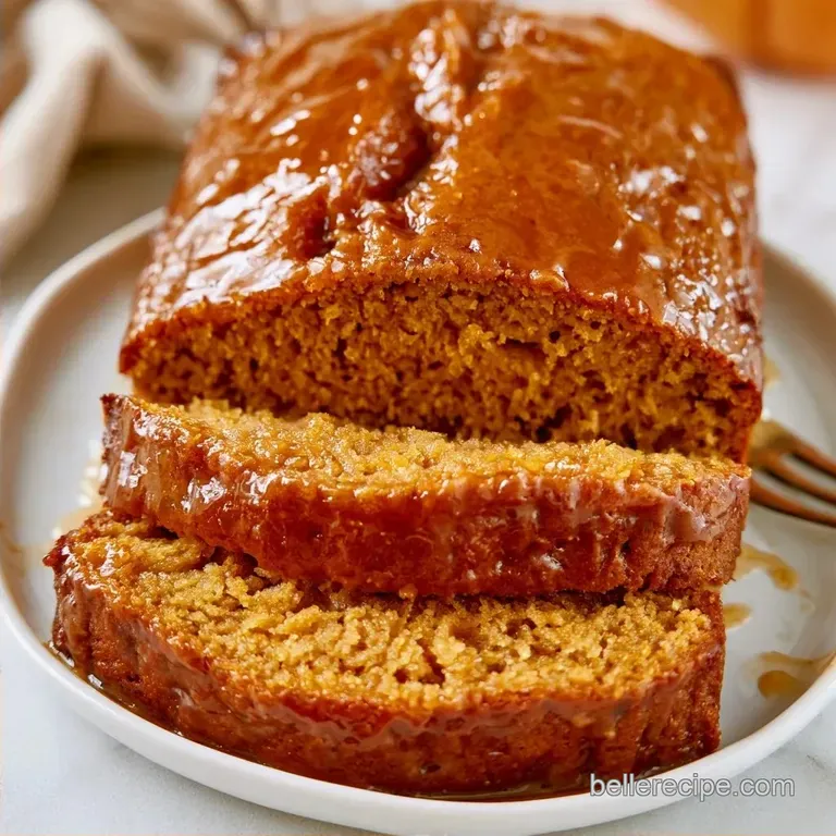 Gluten-Free Pumpkin Bread With Maple Glaze