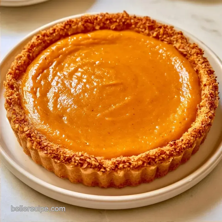 Gluten-Free Pumpkin Custard Pie with Almond Flour