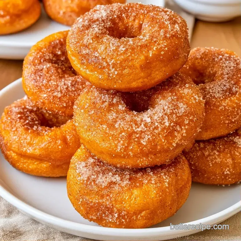 A stack of sugar-dusted treats on a rustic wooden board with a side of creamy glaze and a linen napkin.