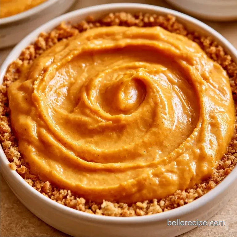 Gluten Free Pumpkin Mousse Pie: No-Bake Treat