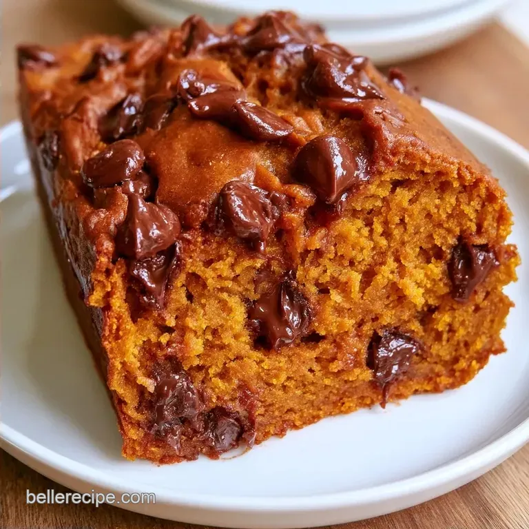 GlutenFree Pumpkin Chocolate Chip Bread with Almond Flour
