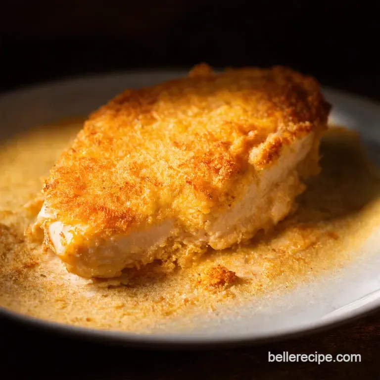 Golden chicken crusted parmesan recipe ItalianAmerican Twist