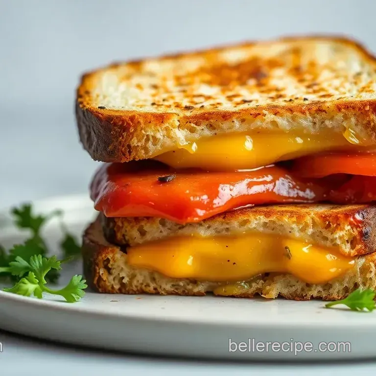 Gourmet Grilled Cheese with Caramelized Onions & Gruyere