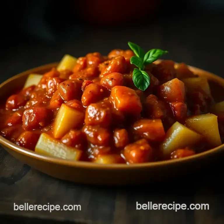 Grandma&#039 s Sunday Gravy (Passata-Based Tomato Sauce) presentation