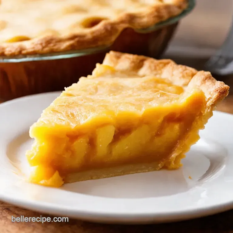 Grandmas Golden Peach Pie a Taste of Sunshine presentation