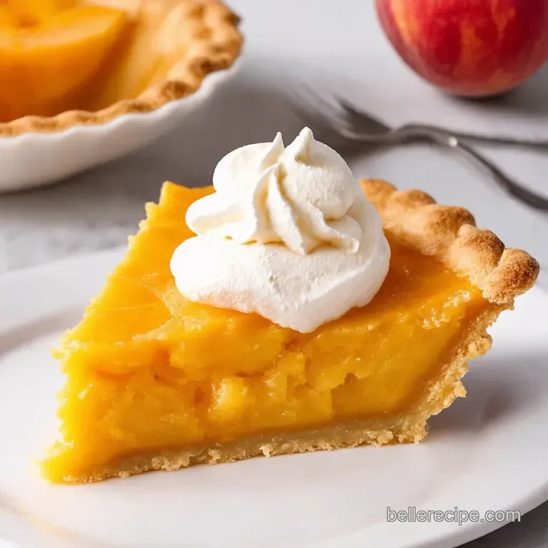 Grandmas Golden Peach Pie A Taste of Sunshine