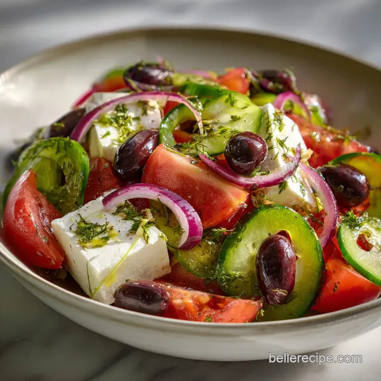 Greek Salad Recipe: Authentic Horiatiki