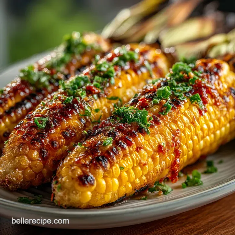 Summers Best Kept Secret Grilled Sweetcorn in the Husk with Smoky Chili Butter