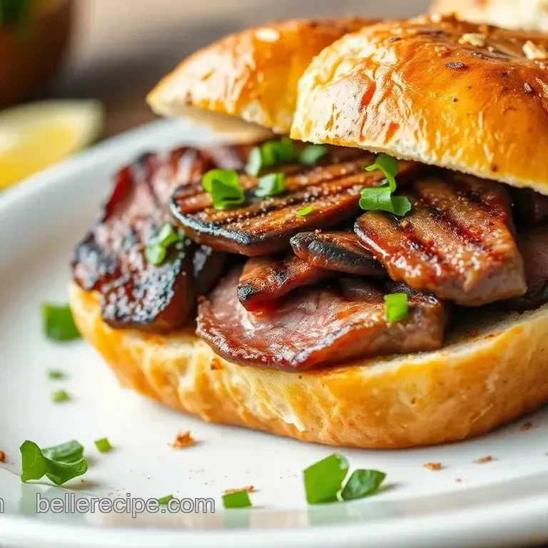 How to Create the Ultimate Grilled Flank Steak Sandwich Delight