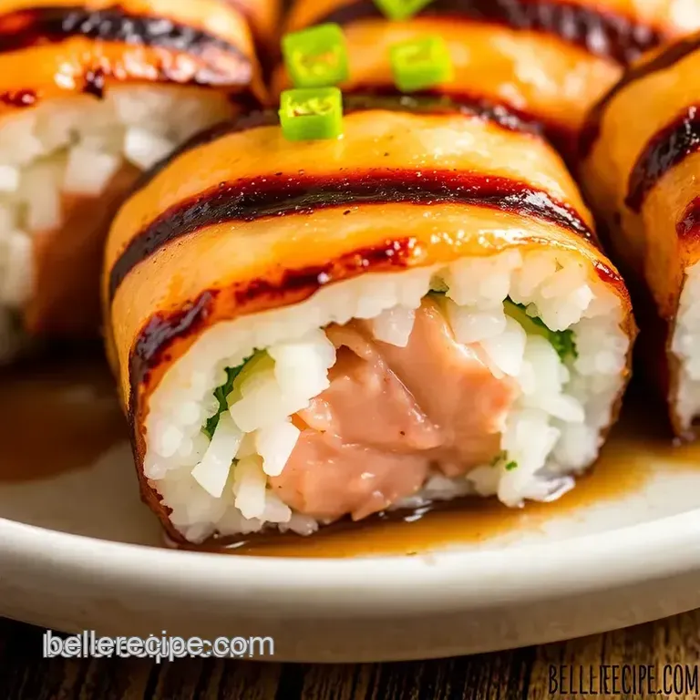 Grilled Spam Sushi Treats presentation