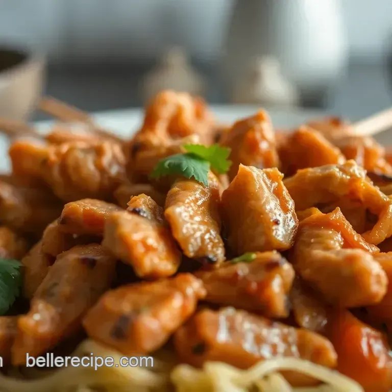 Grilled Thai Chicken Satay with Peanut Sauce