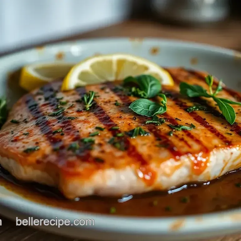 Grilled Tuna Steaks with Zesty Lemon and Herb Marinade