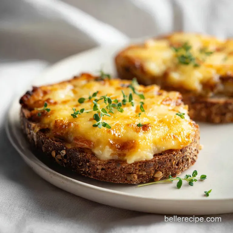 Square buttery pecan bars arranged neatly on a marble slab with a drizzle of caramel and a sprig of mint.