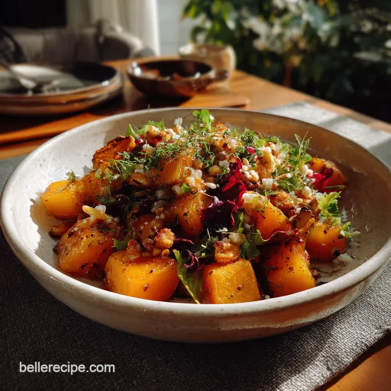 Healthy Fall Recipe with Roasted Butternut Squash